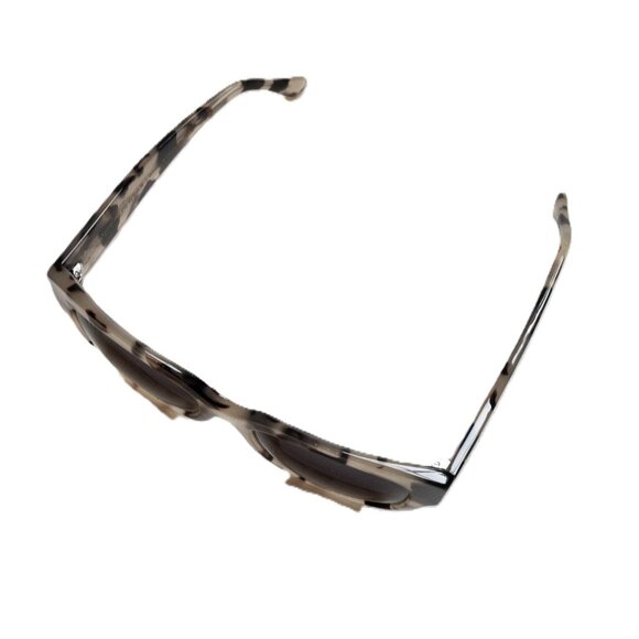 Diff Bella II Gradient Square Sunglasses Cream Tortoise Retro Oversized - Picture 5 of 13